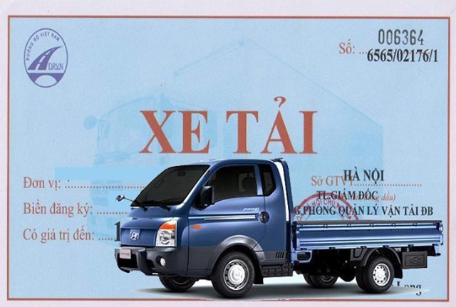 Thời hạn sử dụng của phù hiệu xe tải